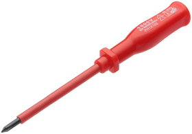 Отвертка изолированная 1000 В, crv сталь, пластиковая ручка РН1 х 100 мм 55807 FIT