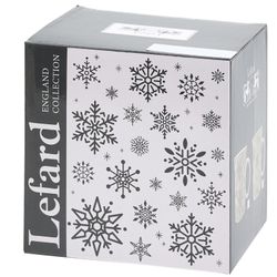 КРУЖКА LEFARD 310МЛ ЗОЛОТО СНЕЖИНКИ МАЛ УП=12ШТ