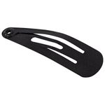 Заколки для волос НАБОР 18 шт., 3 см, клик-клак, глянцевый, чёрный, MONTE VITA, 457080