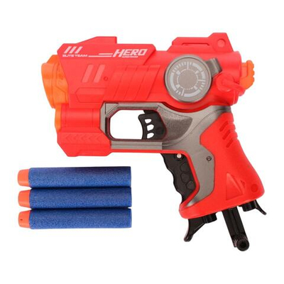 Пистолет с мягк.пулями, коробка JLX7245