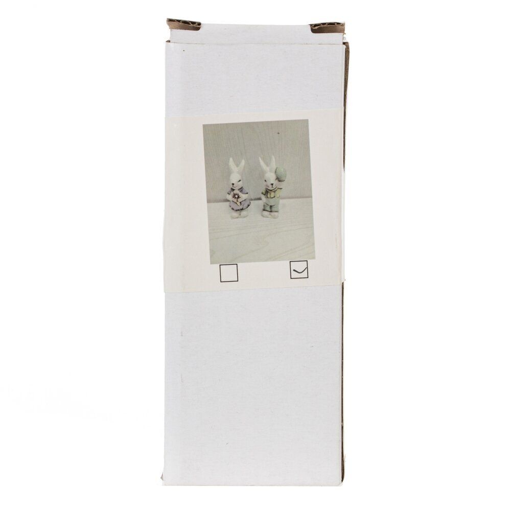 GAEM Фигурка декоративная "Заяц", L3,5 W3,5 H10,5 см, 2в.