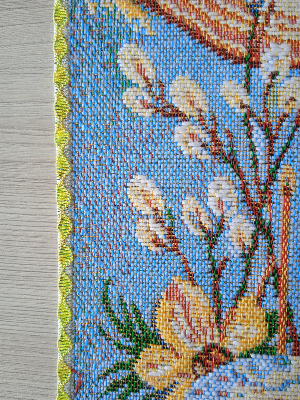 Набор декоративных гобеленовых салфеток Пасхальный храм (32х32 см) 2шт