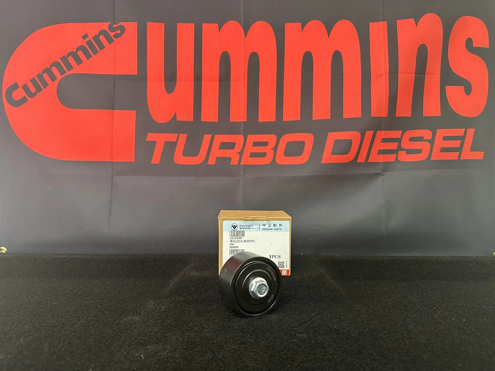 Ролик промежуточный ремня нижний (гладкий) ISF 2.8,Валдай ISF 3.8 (верхний) (оригинал)