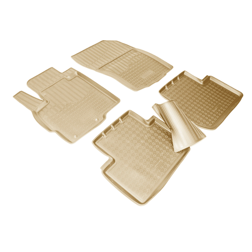 Ковры в салон Norplast/Unidec для Citroen C-Crosser в кузове V (2007-), Бежевый, арт.NPA11-C14-400-B