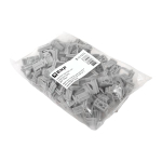 Крепеж-клипса для ручного монтажа d20 мм (100 шт) серая EKF-Plast (100.00 шт.)