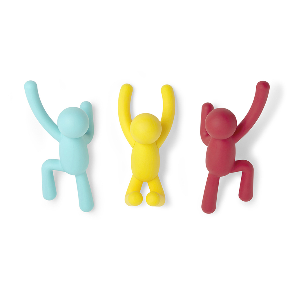 Набор крючков buddy, разноцветный, 3 шт.