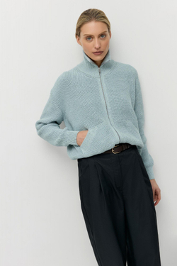 Кардиган на молнии из переработанного хлопка