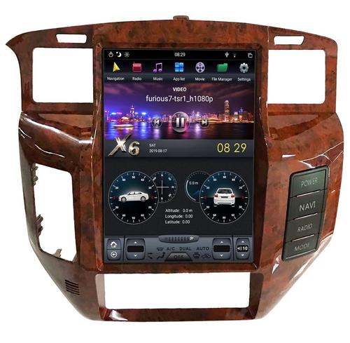 Магнитола для Nissan Patrol 2004-2010 - Kuberg ZF-1270-GE в стиле "Тесла" на Android 13, Быстрая, 4G SIM-слот, CarPlay