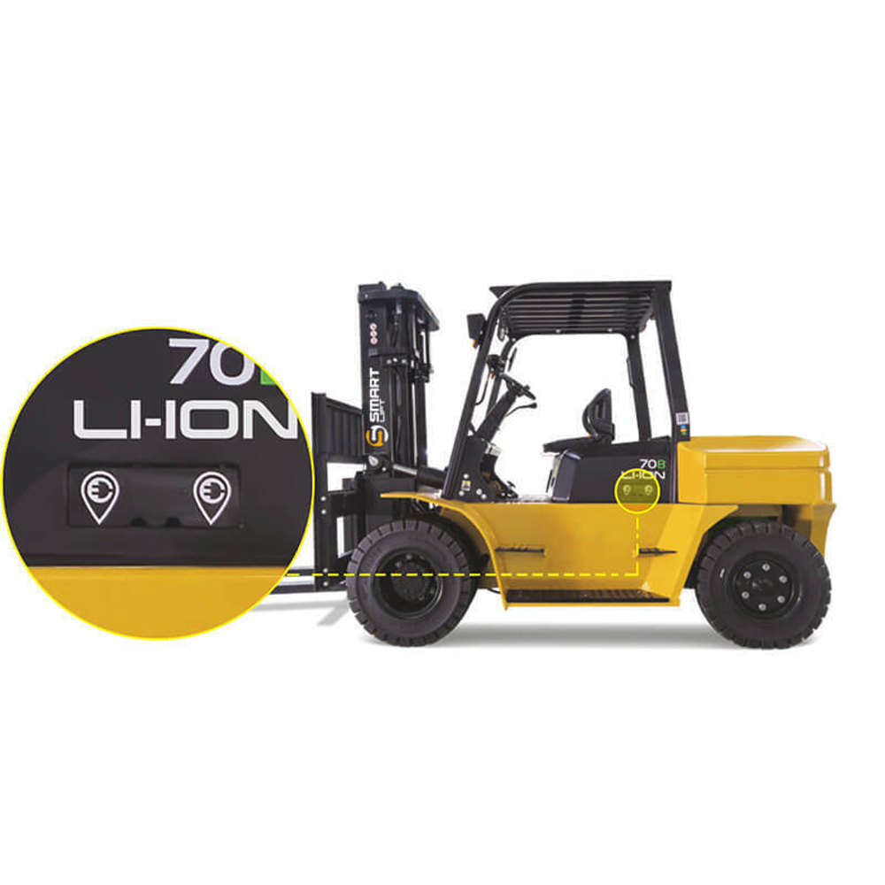 Электропогрузчик EFL702 (7000 кг; 3,5 м; li-ion 80В / 820Ач) SMARTLIFT