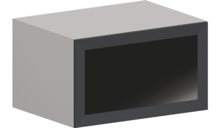 Кухня Модуль ШВГС 810 Белый / Графит