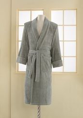 DELUX - ДЕЛЮКС  махровый халат SOFT COTTON (Турция)