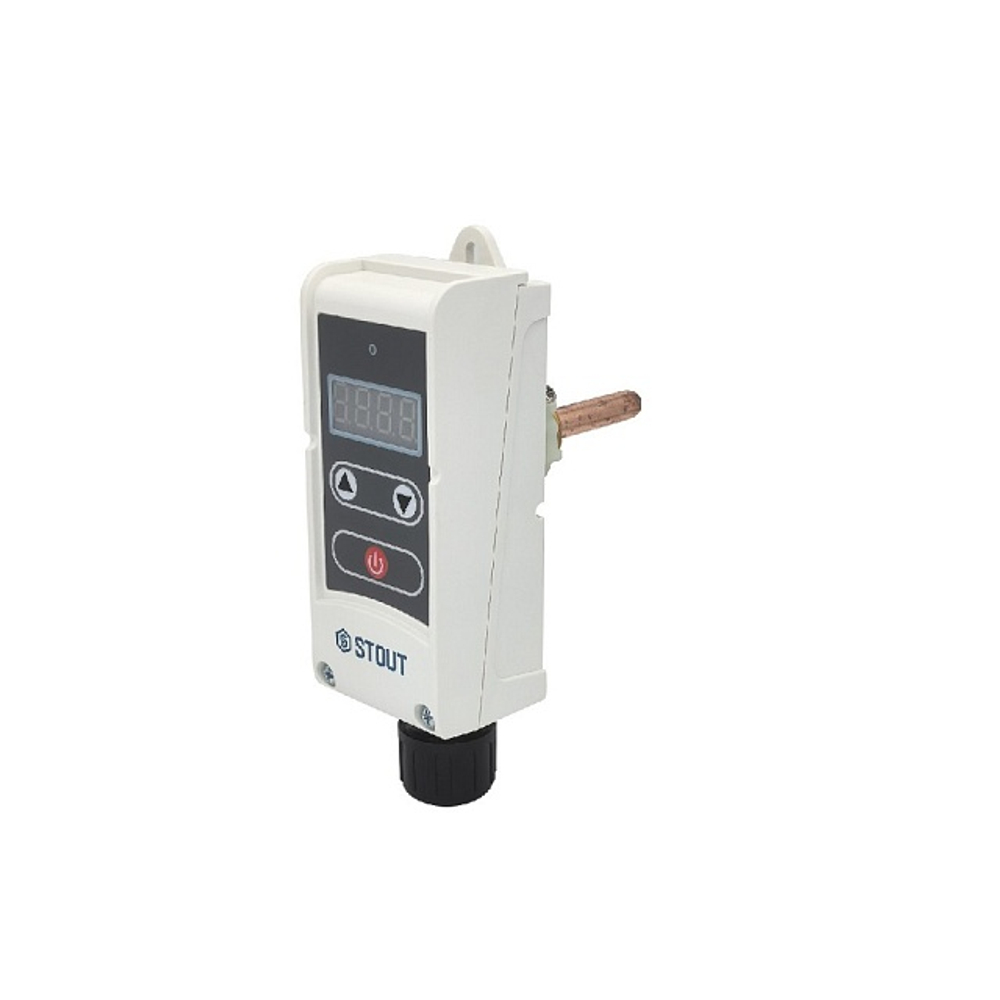 Термостат погружной электронный STOUT - 1/2" (220В, 5-80C)