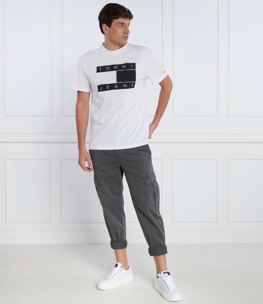 Футболка TJM CLSC SPRAY FLAG Tommy Jeans - белый(DM0DM17715)