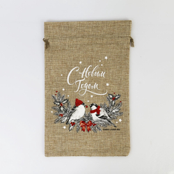 Мешок с термонаклейкой «С Новым Годом», 16 × 24 см   4280404