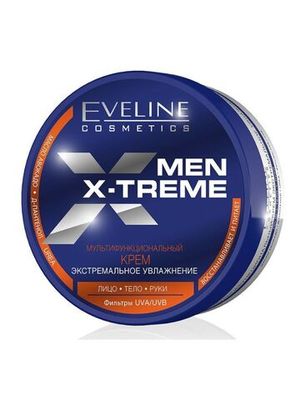 EVELINE МУЛЬТИФУНКЦИОНАЛЬНЫЙ КРЕМ - ЭКСТРЕМАЛЬНОЕ УВЛАЖНЕНИЕ серии MEN X-TREME, 200мл