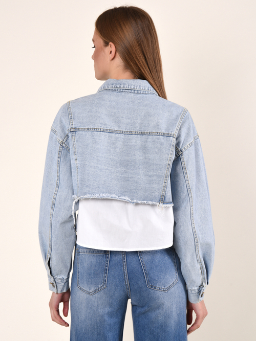 Куртка женская джинсовая