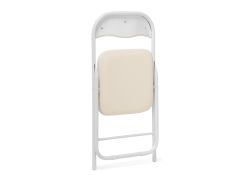 Стул на металлокаркасе Fold 1 складной beige / white