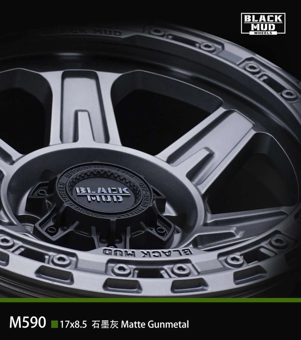 Диск колёсный литой BLACK MUD M590 R17 8,5 ЕТ0 Dark Matte Tint / Matte Gunmetal