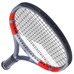 Теннисная ракетка Babolat Pure Strike 98 18/20 4-gen - grey/fluo strike + струны