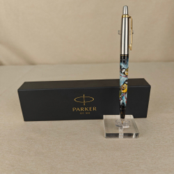 Ручка "Синички" с ручной росписью Палех