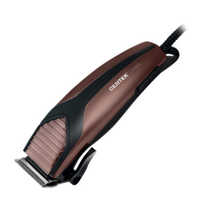 Машинка для стрижки Centek CT-2113 (чёрный/коричн)