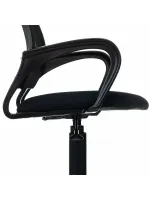 Кресло BRABIX "Fly MG-396", с подлокотниками, сетка, черное, 532083