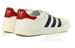 Adidas originals x GUCCI Gucci Gazelle suede leather classic three-striped decorative board shoes women's white