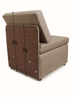 Кресло-кровать "Миник" Rich Beige (бежевый)