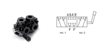 Шестиходовой дивертор DF6 VIE 1/2 (V0940), 90 л/мин, G1/2"