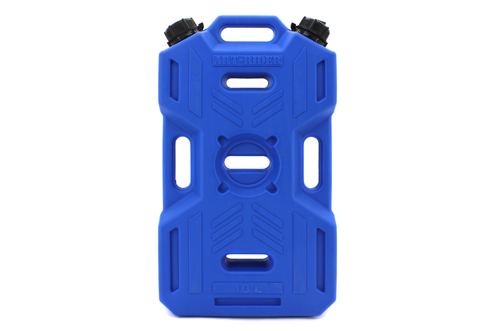 Канистра экспедиционная PRO 10 литров две горловины и заправочный носик (синяя)