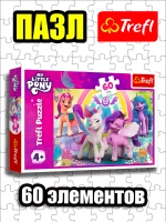 Пазлы для детей 4 5 6 лет 60 элементов My Little Pony