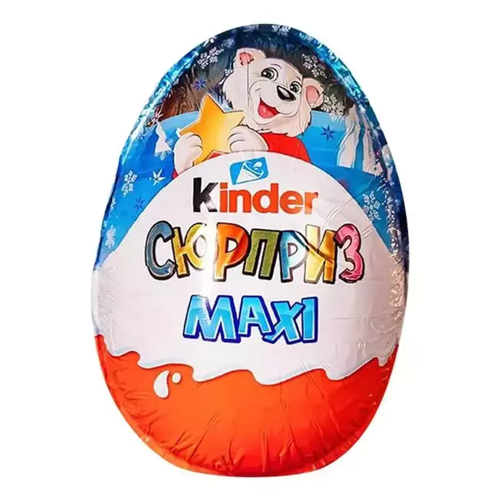 Шоколадное яйцо Kinder Сюрприз Махi, 100 гр