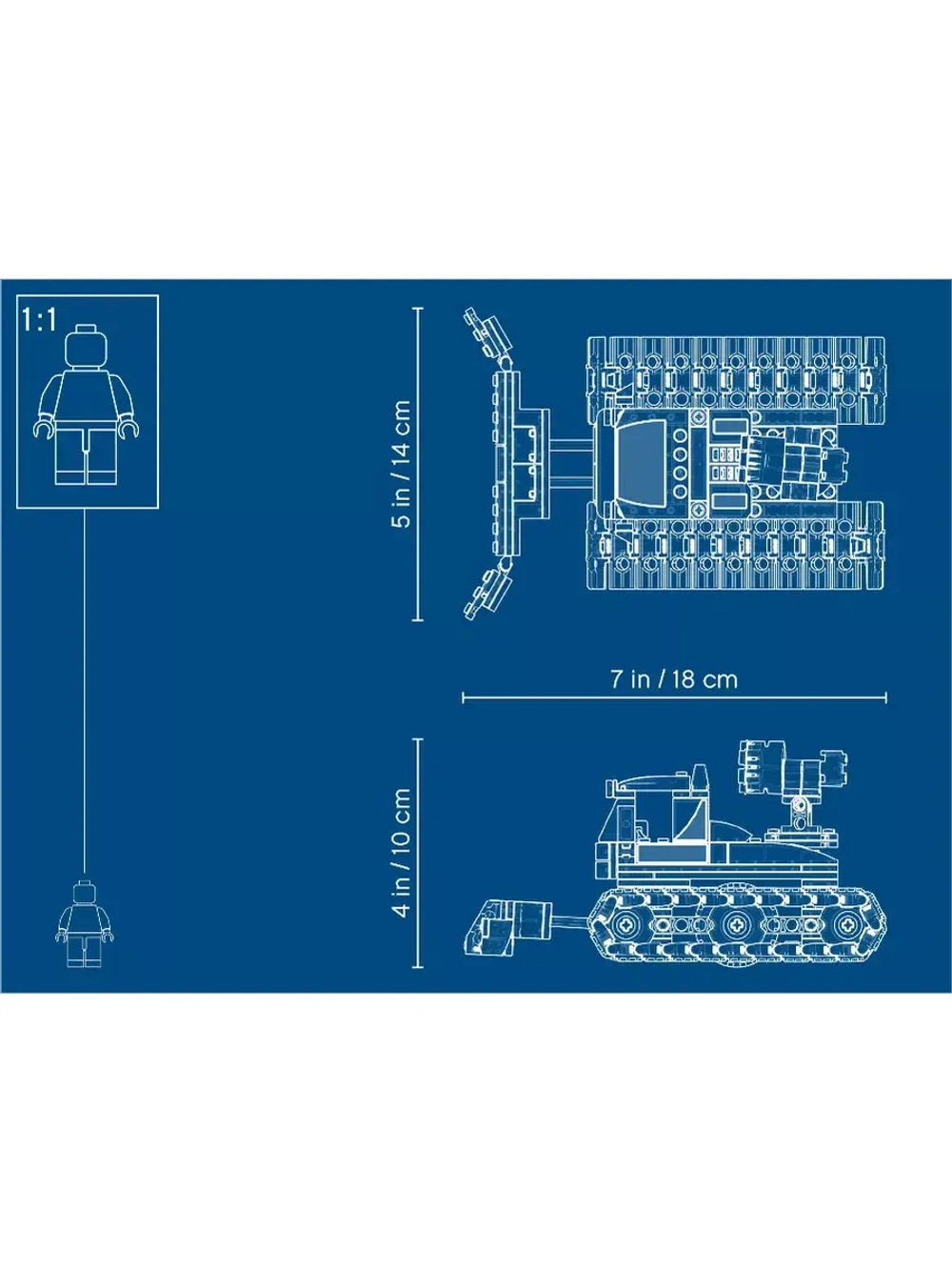 Конструктор Сити City  - Снегоуборочная машина Ратрак