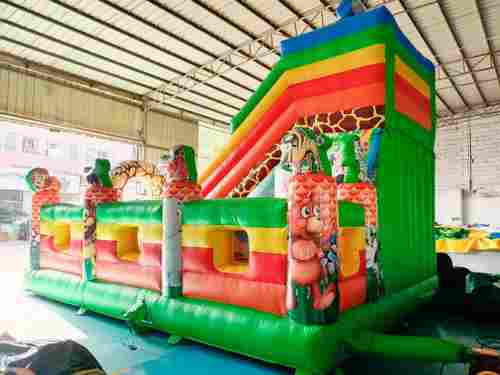 Коммерческий надувной батут «Слоник и друзья», 7*5*6 м