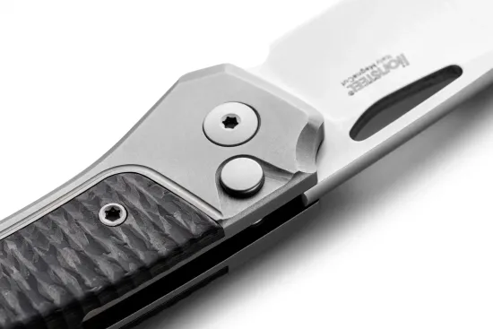 Нож складной Lion Steel Twain TW GY CF - сталь MagnaCut, серый титан на рукояти + карбон