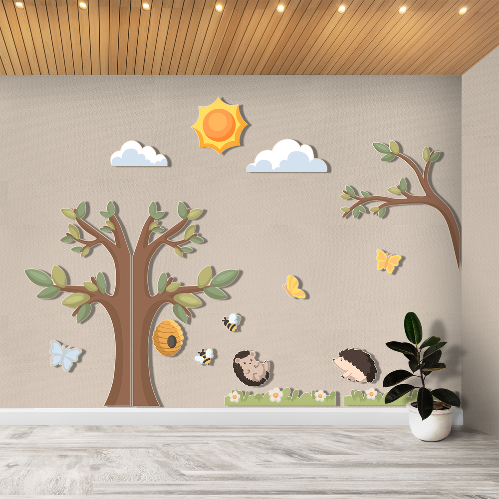 Набор декоративных настенных элементов серии Скандик