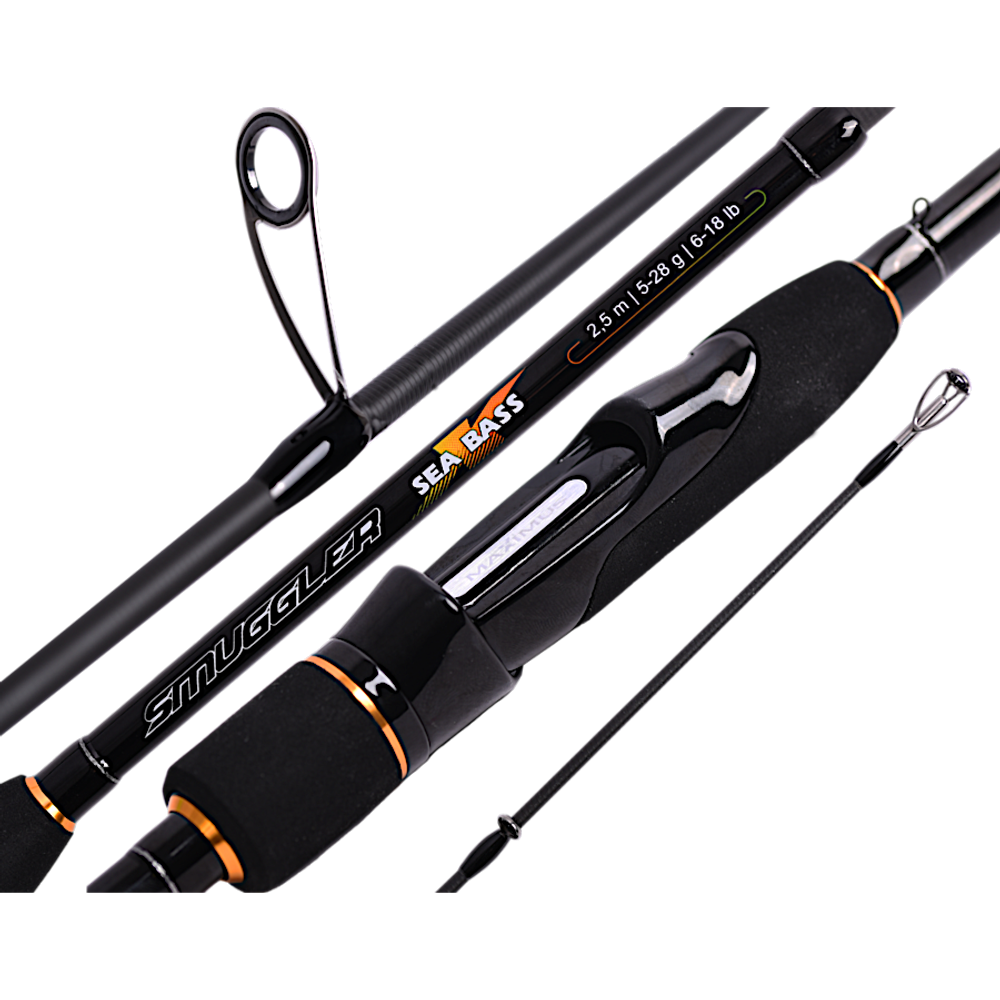 Спиннинг Maximus Smuggler-X Sea Bass 4секц. MSESX-254ML 2.5м 5-28г Вес 125г Тр.длина 68см