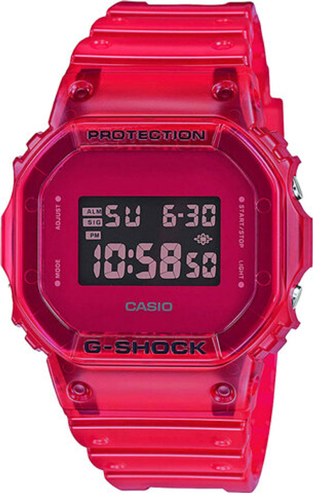 Японские наручные часы Casio G-SHOCK DW-5600SB-4ER с хронографом