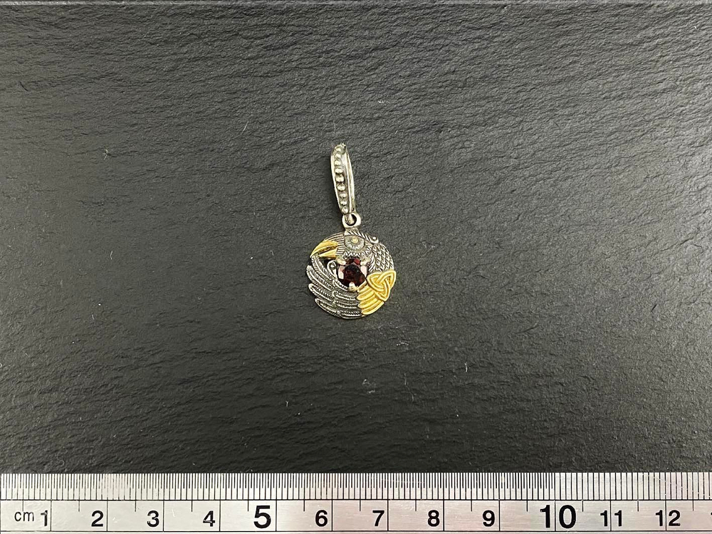 Подвеска. Вещий Ворон". С позолотой