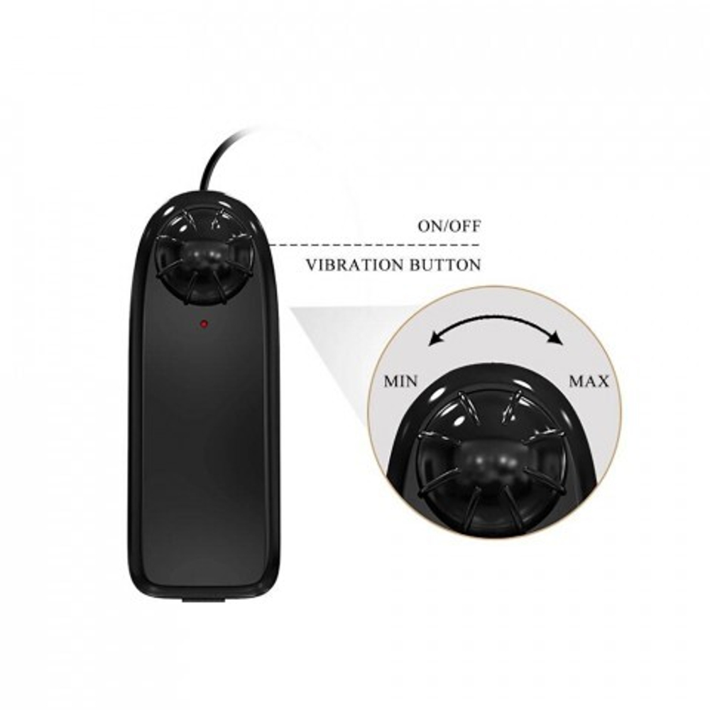 Реалистичный вибратор с пультом управления Beautiful Jason (24×4,1 см)