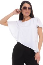 Блуза Яркое лето (вайт, горошки) Diolche (Акция)