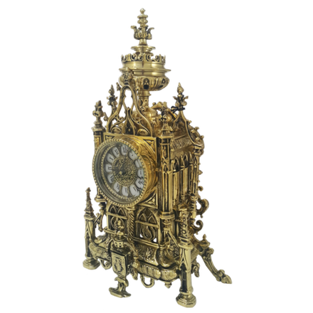 Bello De Bronze Часы "Нотр Дам" каминные бронзовые