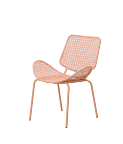 "Гермес" стул стальной, цвет светло-розовый