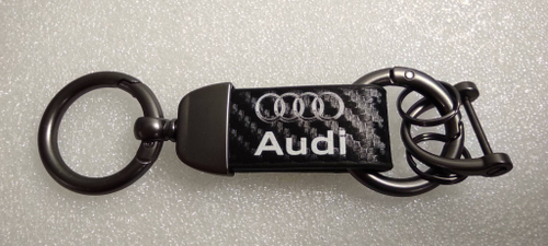 Брелок "Audi" карбон mini (1 шт.)