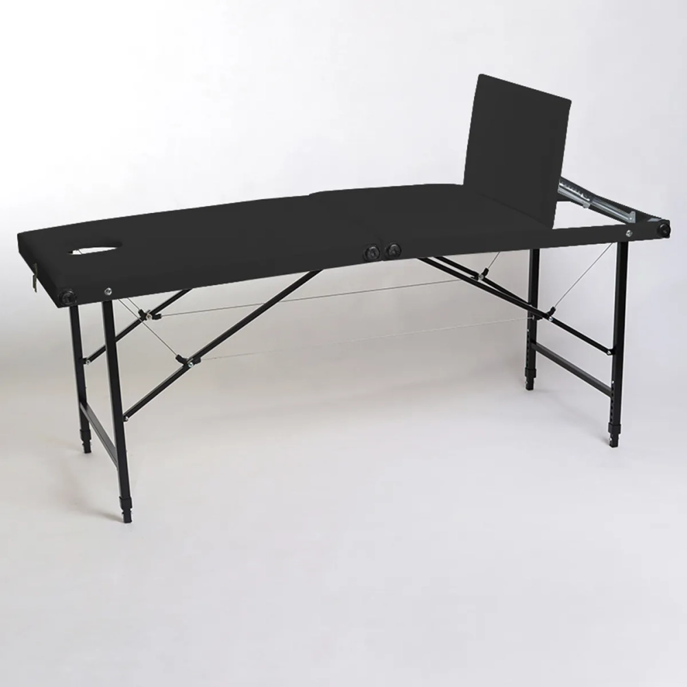 Кушетка складная массажная 3-х секционная Masscomplekt от производителя с доставкой по России курьером до адреса