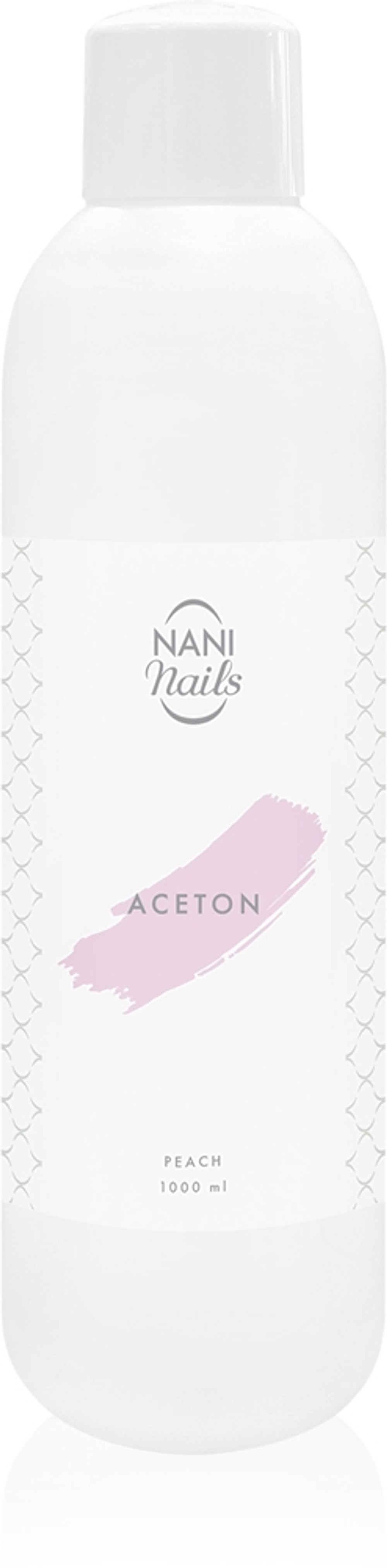 NaniNails NANI Peach - Чистый ацетон для удаления гель-лака, 1000 ml