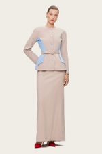 Бежевая юбка-макси "Симона 2"