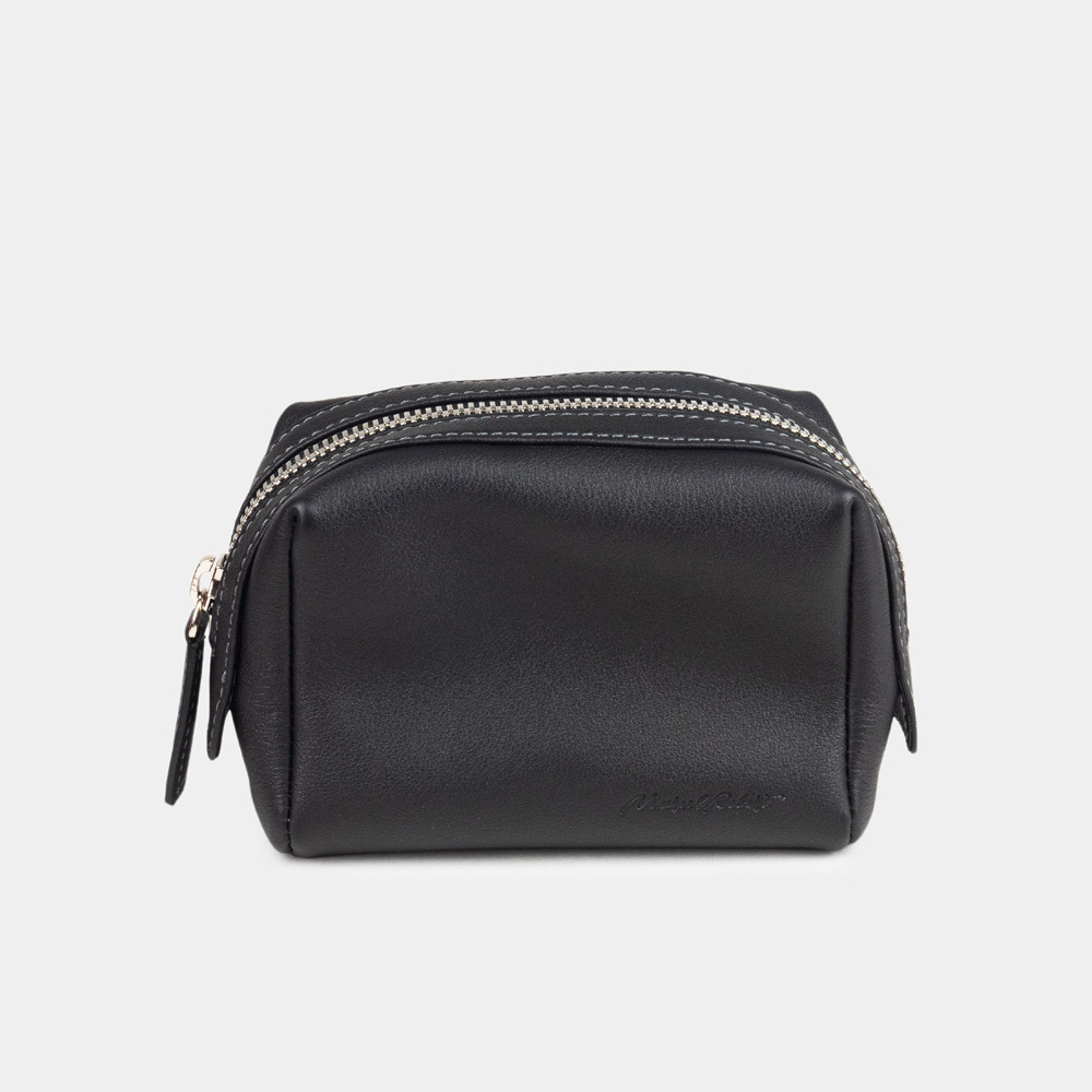 Несессер Mignon из кожи теленка черного цвета