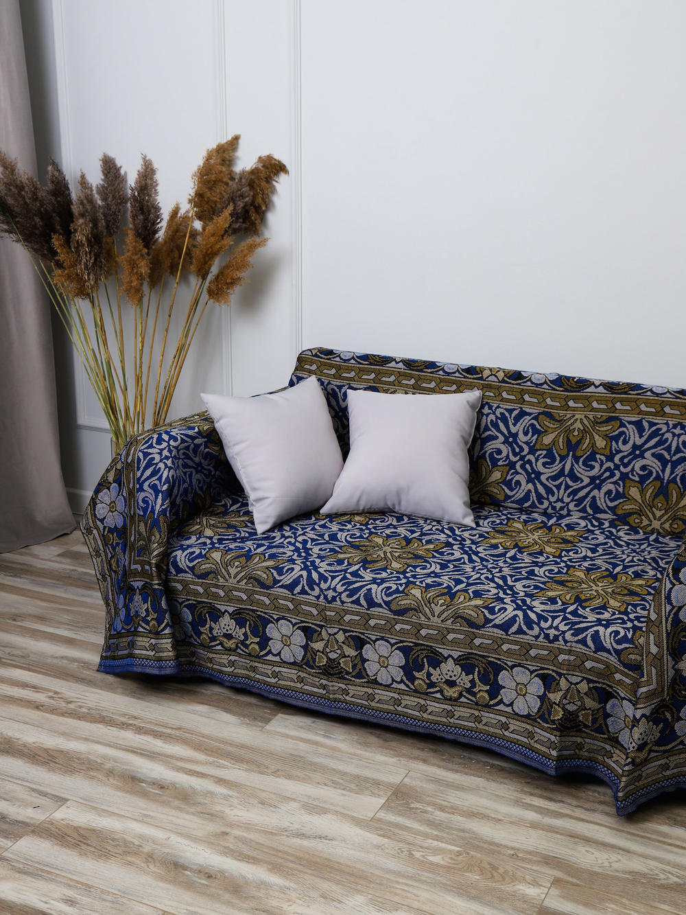 Покрывало на кровать, покрывало 2 спальное, гобелен с размерами: 200x210 см