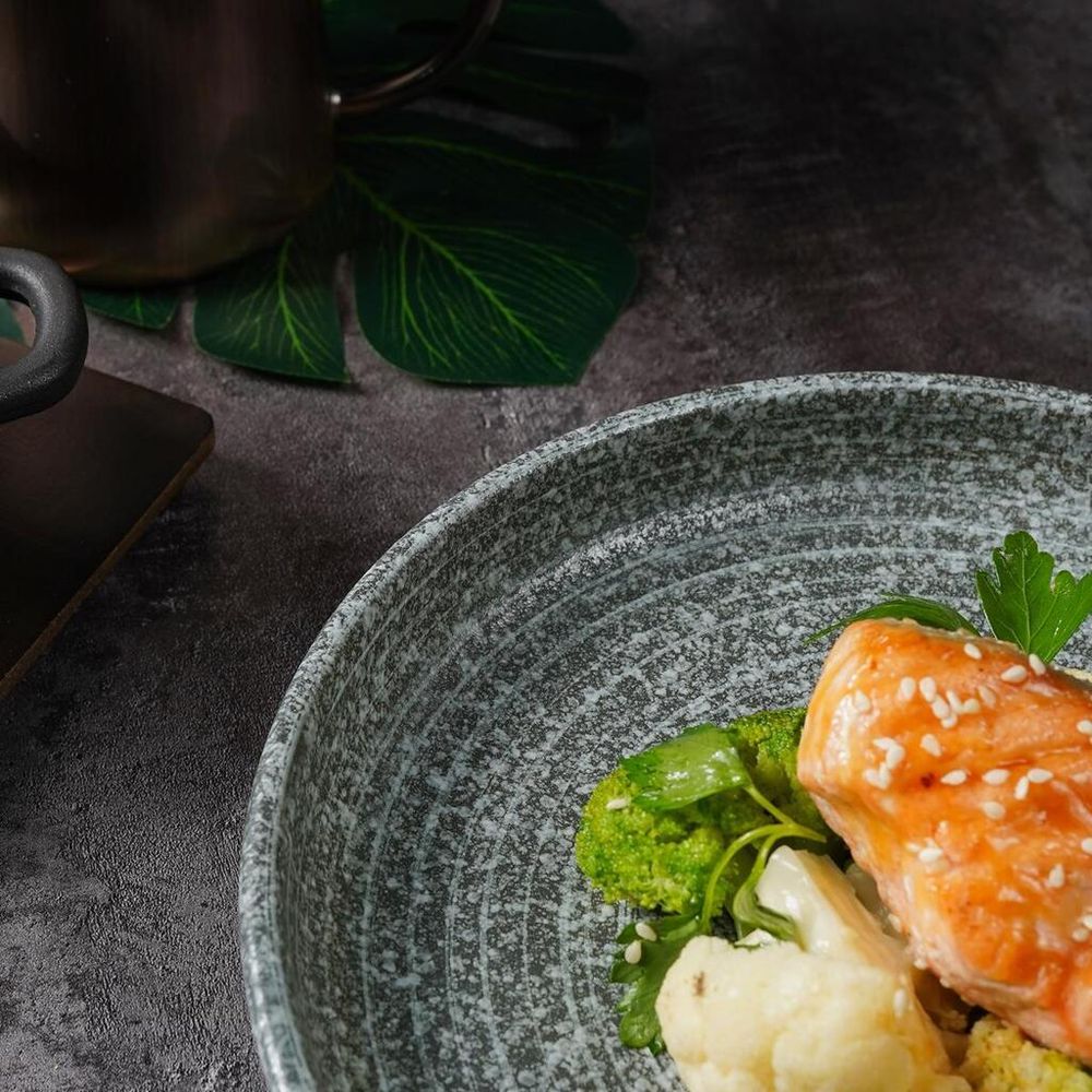 Тарелка с бортом d 23,3 см h3,1 см глазурь Glossy Stone Untouched Taiga P.L. Proff Cuisine [1]